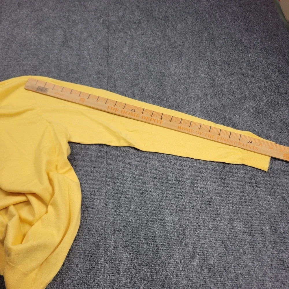 Ralph Lauren Purple Label Fine Cashmere Crewneck Sweater Mens XL Yellow $995